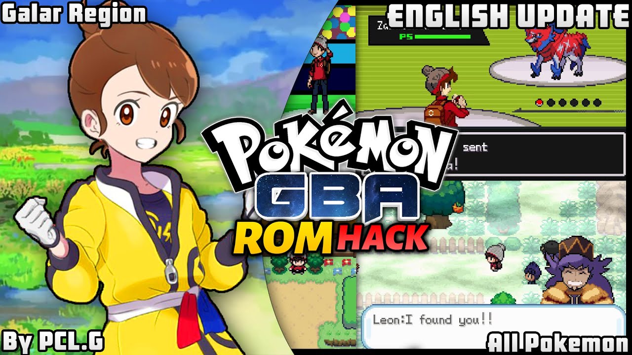 Pokemon Sword and Shield GBA ROM Hack 2020 with Galar Region