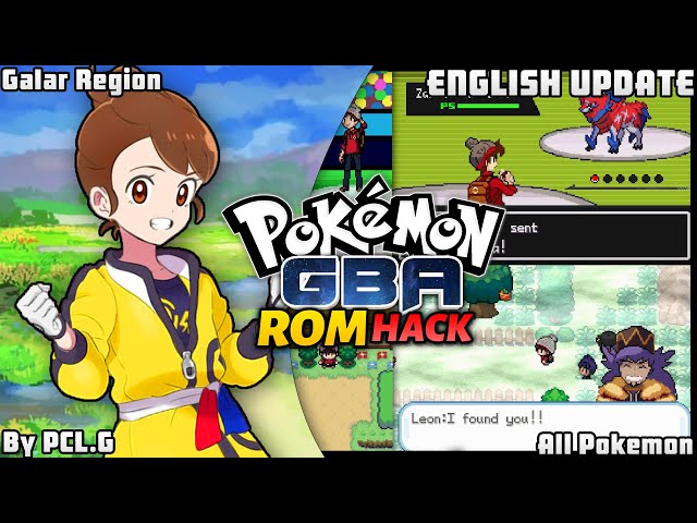 Pokemon Sword and Shield GBA ROM Hack 2020 with Galar Region