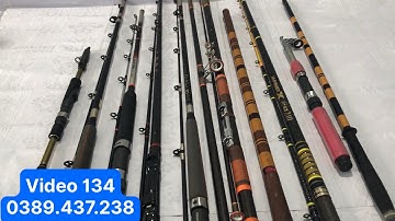 Lô Cần Câu Nhật Bãi 2khúc , 3khúc , rút mini cacbon giá Cực đẹp , video 134 (Lh:0389437238)