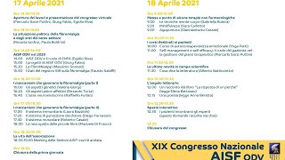 XIX Congresso Nazionale AISF ODV - Prima giornata 17 aprile 2021 screenshot 2