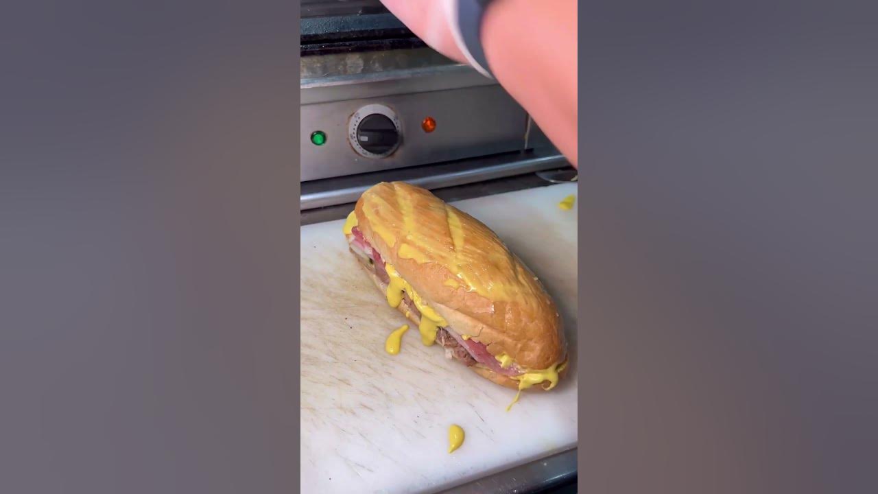 YBOR City CUBANO sandwich with Salami. Made famous in TAMPA, FL.