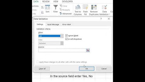 Drop Down By Entering Data Manually #shorts, #excel, #dropdown