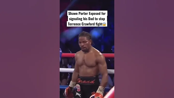 Shawn Porter Exposed for signaling his Dad to stop...