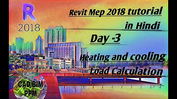 Heating And Cooling Load analysis in Revit MEP Day-03