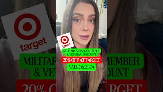 20% Off At Target For Military Families