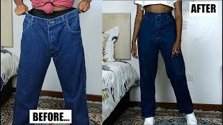 Make sure to switch hd! hey gorgeous humans! in today's video i'm
showing you how a pair of mom jeans from thrifted oversized men's
jeans! enjoy! ...