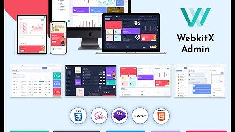Responsive Web Application Kit And LTR Dark CRM Dashboard-WebkitX