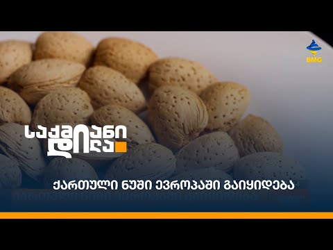 ქართული ნუში ევროპაში გაიყიდება