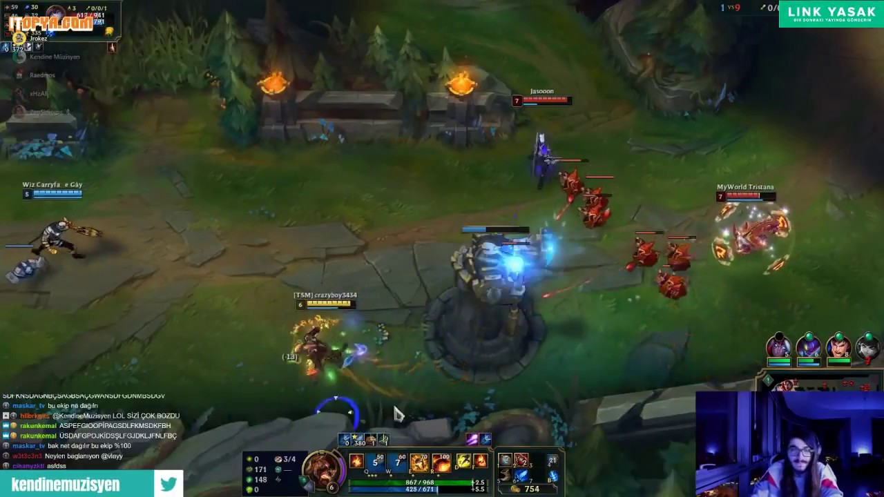 Kendine Müzisyen - Erik Dalı ile Bol Küfürlü League Of Legends Oynuyor