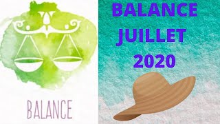 BALANCE JUILLET 2020 UNE DÉCISION À PRENDRE