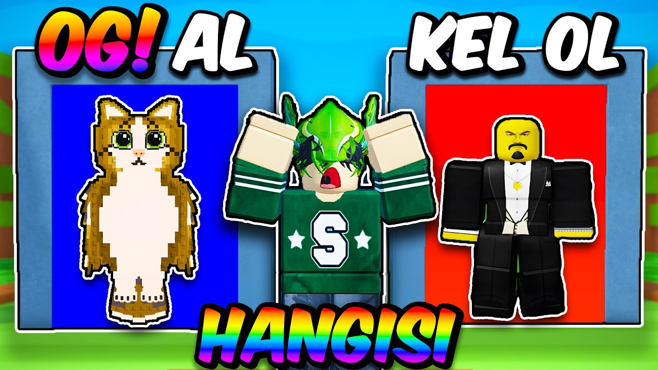 ROBLOX'TA SEÇTİĞİN HER ŞEY GERÇEK OLUYOR! - Roblox