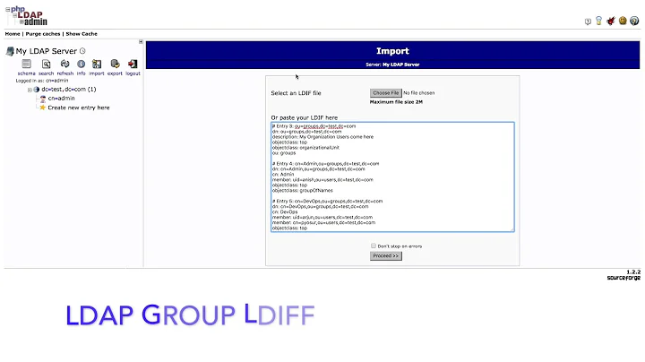 how to add ldap  user groups in openldap phpldapadmin