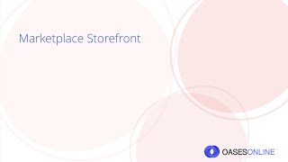 Oases MarketPlace Storefront
