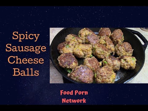 Spicy Sausage Cheese Balls Smoked on a Rec Tec Smoker