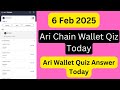 ari wallet today quiz answer | how to join ari chain wallet airdrop | ari wallet today quiz