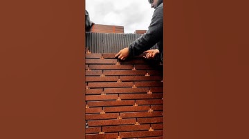 Brick Wall Installation Work Tool Using Precision Spacer System #worktool