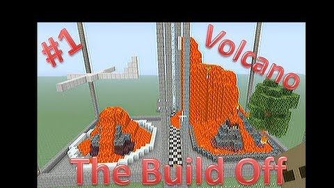 Minecraft Xbox 360 - The Build Offs - The Volcano - Episode 1