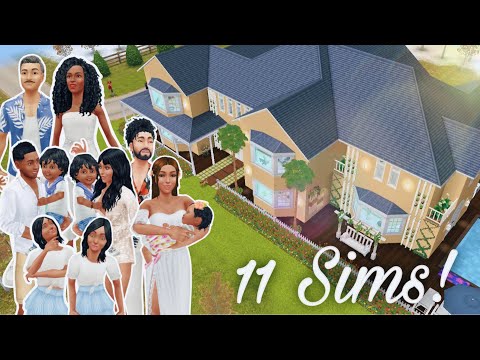 CASA DE FAZENDA PARA FAMÍLIA DE 11 SIMS! | Victoria Sims