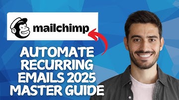 NEW! How to Automate Recurring Emails in Mailchimp Campaigns in 2025!