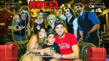 We Got TRAPPED in a HAUNTED HOTEL!! | The Royalty Family