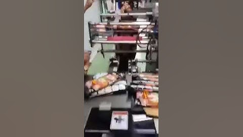 Meenjet Mx1 Inkjet Coder connect with Pillow pack machine use for Print expiry date on Plastic Bags.