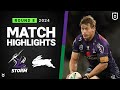 Nrl 2024  storm v rabbitohs  match highlights