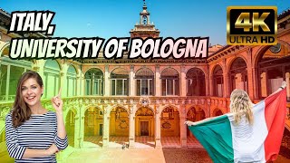 Bologna, Italy 🇮🇹 | The Oldest University in the World | 4K Ultra HD 60fps, University of Bologna