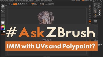 #AskZBrush: “How can I get IMM brushes to preserve UVs and Polypaint?”