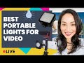 Best portable lights for video (my fave portable lighting) + a little video lighting tutorial