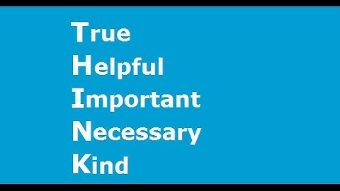 THINK - Responding to Thoughts