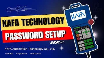 How to Setup Password on KAFA β2 DSP Pro CNC Controller || KAFA Technology