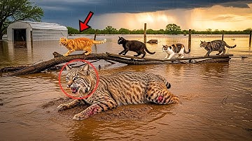 Pregnant Injured Bobcat Can