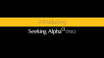 A Walkthrough of Seeking Alpha PRO