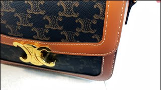 What’s in my bag - Celine classique triomphe canvas bag