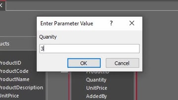 Microsoft Access Query Error: Enter Parameter Value