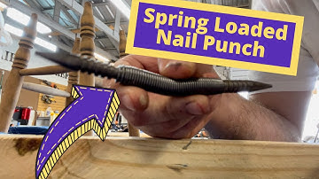 Spring Loaded Nail Punch Tool Review (SETTING NAILS AND REMOVING HINGE PINS)