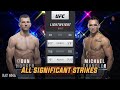 Ufc dan hooker vs michael chandler all significant strikes  ray mma