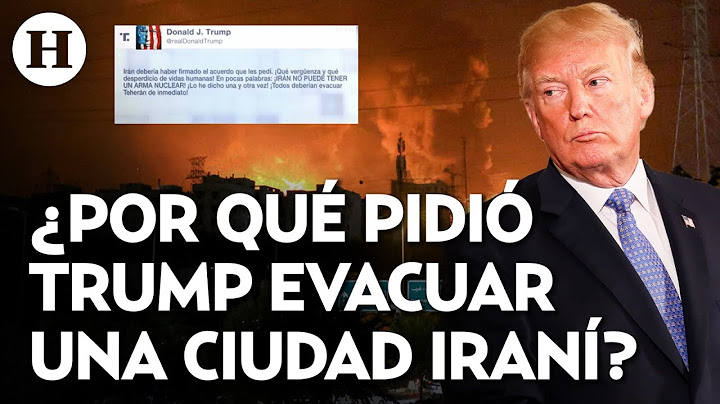 ¿Israel planea un ataque a gran escala contra Irán? Trump publicó que todos deberían evacuar Teherán