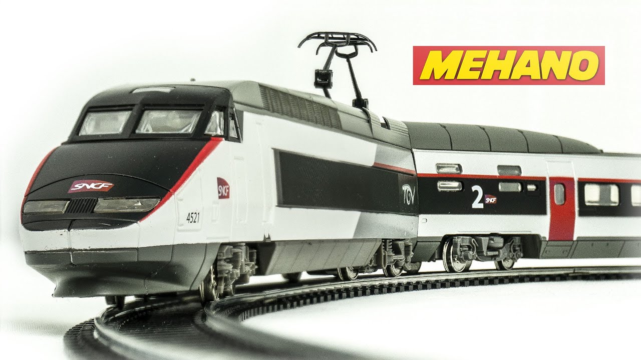 Mehano $38 High-Speed HO Train Set - Unboxing & Running 