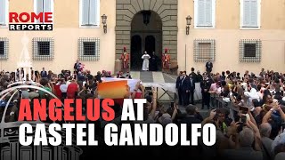 Pope Leo’s First Angelus at Castel Gandolfo