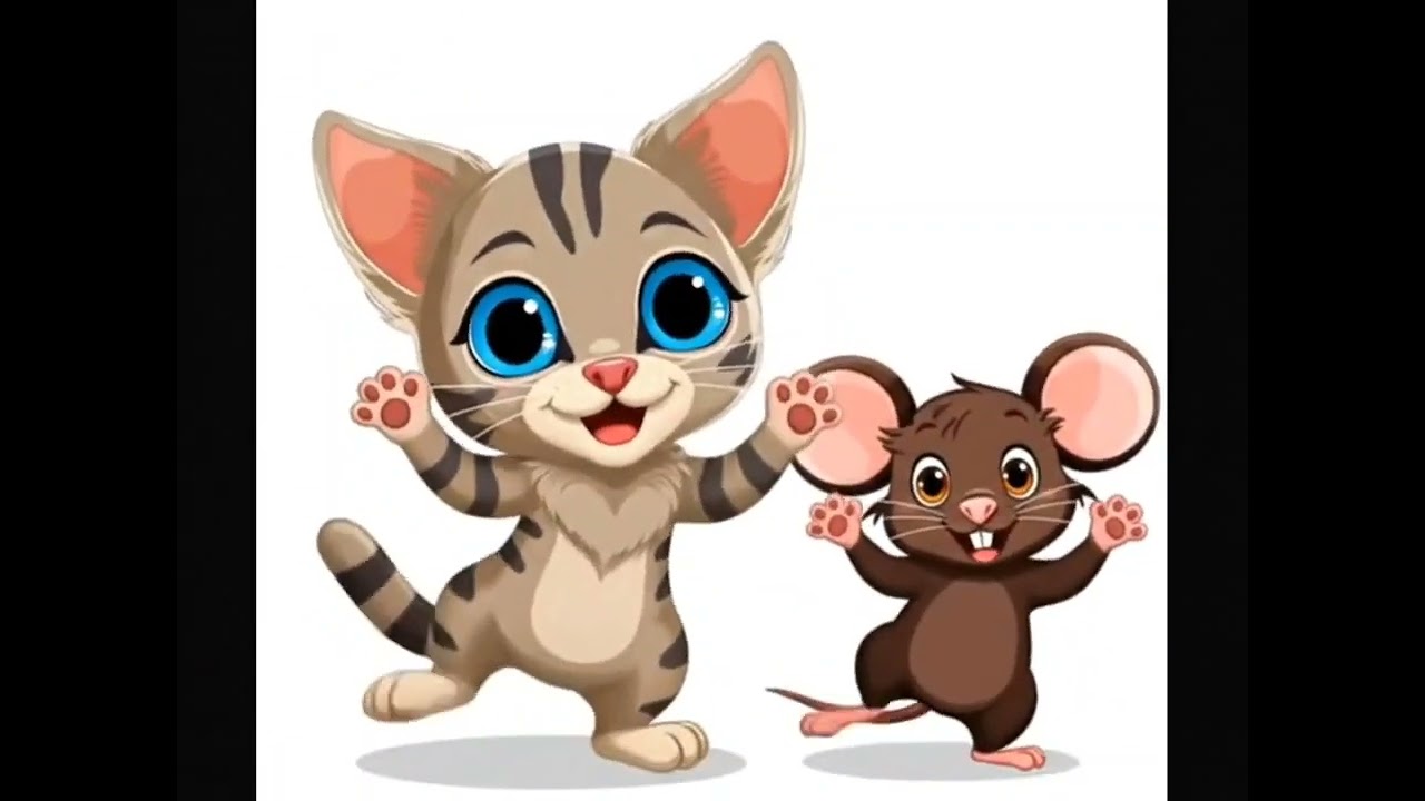 ​"When enemies become dance partners! 🐱🐭✨"