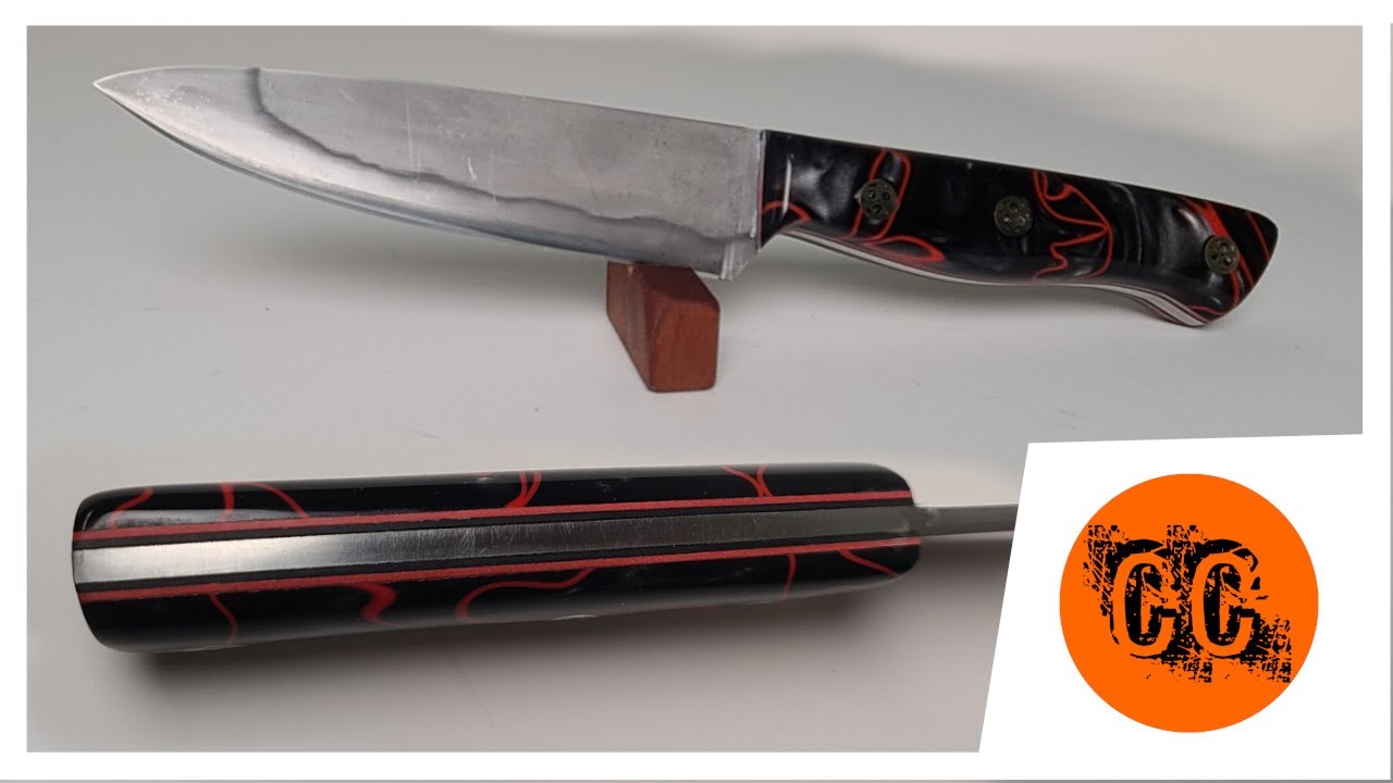 Western style paring knife with a Japanese style hamon YouTube