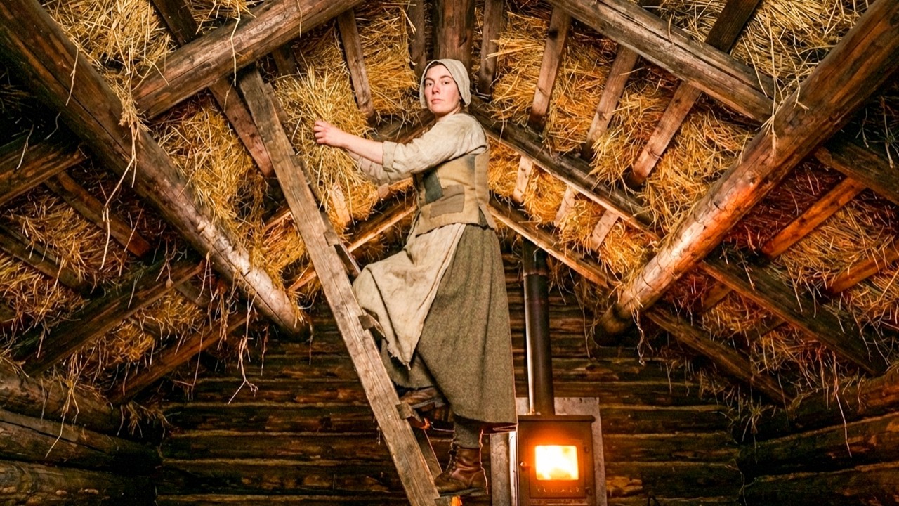 She Stuffed Her Attic With Loose Hay — Unaware It Saves Her When the Freeze Strucks