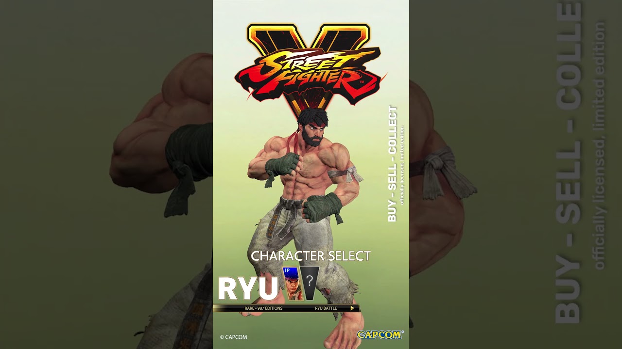 Street Fighter V | Ryu Collectibles Release on VeVe