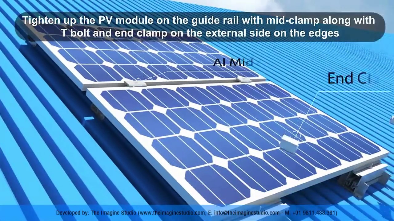 Step by Step Process of Solar Panel Installation on rooftop powered by ...