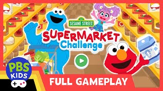 PBS KIDS Games | Sesame Street | Supermarket Challenge Full Gameplay 🛒🍪