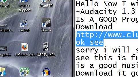 Audacity 1.3 Beta (Unicode) Tutorial