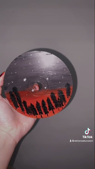 DIY Disc painting 🎨