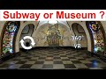 Moscow metro Novoslobodskaya. 360 VR video