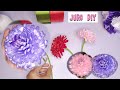 DIY | Cara Membuat bunga Dari Pita Satin | Dahlia #satinribbonflowers